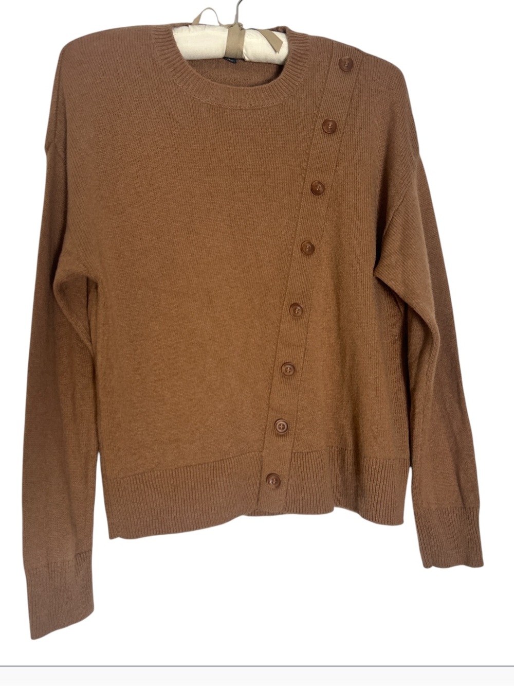 Summersalt The Luxe Cashmere Blend Sweater in Praline Size M